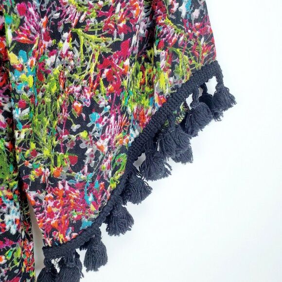 NWT Millenium‎ Tassel Ethnic Boho Festival Dress Knee Length Size M - Picture 4 of 9